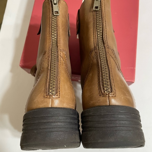 ROCKPORT Cobb Hill Bethany Womens Brown Boots Lace Up/Back Zip Lined Sz 6.5 - Picture 10 of 16